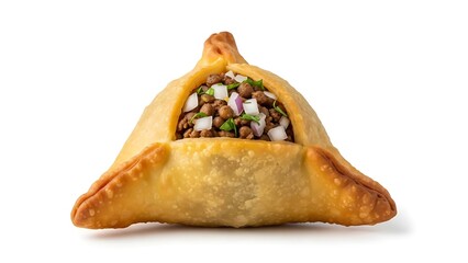 Golden Fried Pastry Filled with Savory Ingredients