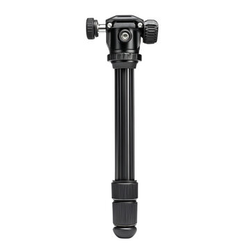 Professional black camera monopod with adjustable ball head for stable photography and videography