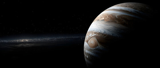 Deep space starfield with distant galaxies and nebulae in a vast cosmic scene astronomy minimalist