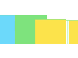 Colorful Abstract Blocks of Geometric Shapes for Creative Design Projects