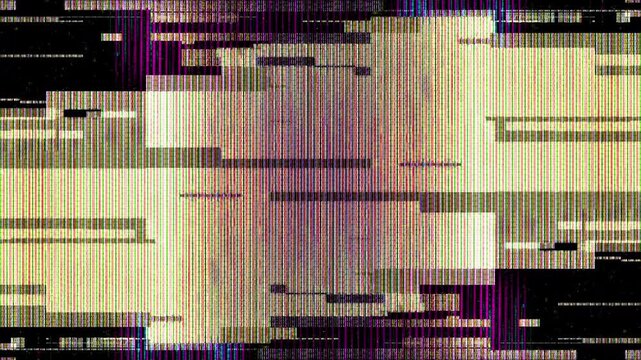 Signal crush Screen Crushed Transition for compression noise