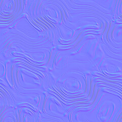 Obraz premium Smooth Liquid Flow Swirl Normal Map for 3D Modeling