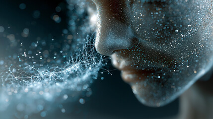 The fusion and interaction of human intelligence and artificial intelligence.