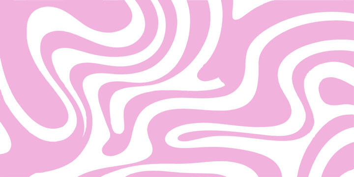 Abstract pink background with lines featuring a colorful 3d wave pattern and purple swirl texture for a seamless vector illustration wallpaper design element