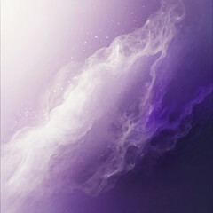 Abstract Purple Nebula Cloud Swirls with Sparkles, Cosmic Space Background