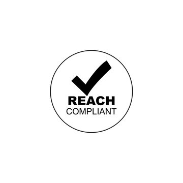 REACH compliant logo with checkmark