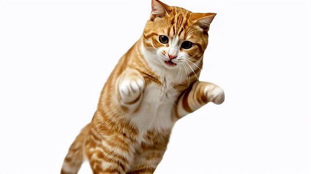 cat isolated on white background