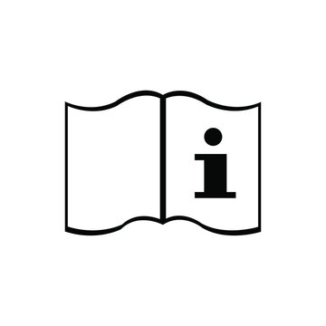 Consult instructions for use symbol vector