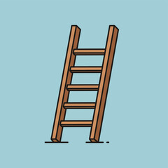 Wooden Ladder Icon