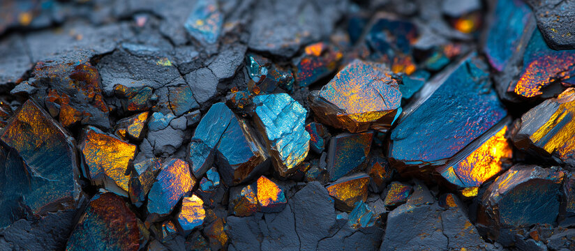 rock black rare eart minerals