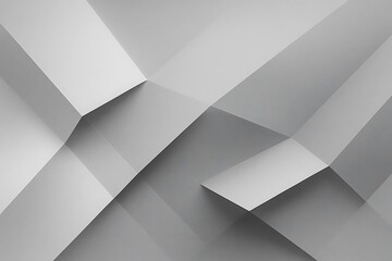 Business consulting background with abstract folded-paper depth effect, neutral grayscale tones