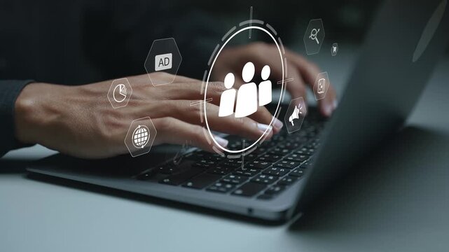 Customer target concept with market segmentation, audience analysis and marketing strategy. Business planning to identify ideal customers and improve campaign performance.