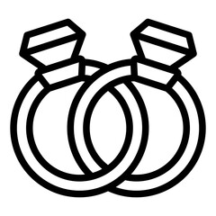 ring icon vector