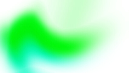 Obraz premium Bright Green Abstract Gradient Wave Background