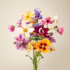 Colorful Spring Flower Bouquet