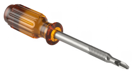 Screwdriver tool hardware isolated isolated on a transparent background