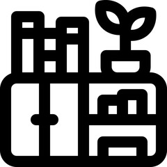 Obraz premium chest of drawers line icon. Clean and minimalist vector icon for websites, mobile apps, presentations, and logos. Fully scalable and customizable for any project.