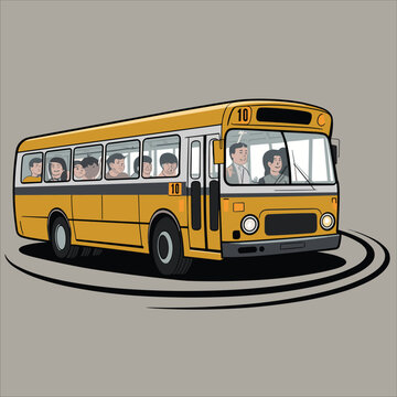 Public Bus  vector