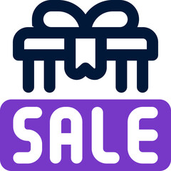 sale duotone icon. Sleek and modern vector icon for websites, mobile apps, marketing materials, and corporate design. Fully scalable and ready to use.