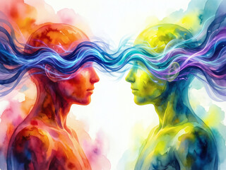 Flusso di energia e connessione spirituale tra due coscienze