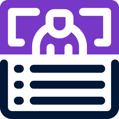 resume duotone icon. Sleek and modern vector icon for websites, mobile apps, marketing materials, and corporate design. Fully scalable and ready to use.