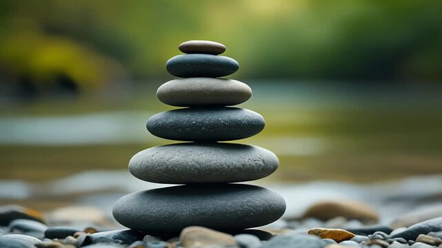 stones on the beach