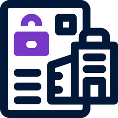 Obraz premium foreclosure duotone icon. Sleek and modern vector icon for websites, mobile apps, marketing materials, and corporate design. Fully scalable and ready to use.