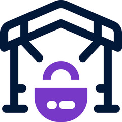 Obraz premium foreclosure duotone icon. Sleek and modern vector icon for websites, mobile apps, marketing materials, and corporate design. Fully scalable and ready to use.