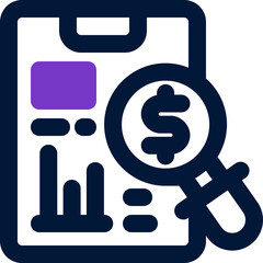 survey duotone icon. Sleek and modern vector icon for websites, mobile apps, marketing materials, and corporate design. Fully scalable and ready to use.