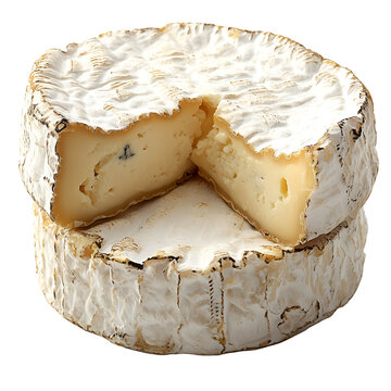 Two slices of cream cheese stacked studio shot