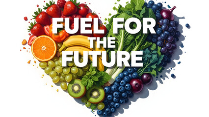 A bright and inspiring health design centered on “Eat the Rainbow,” combining fresh colors and clean styling for modern wellness content.