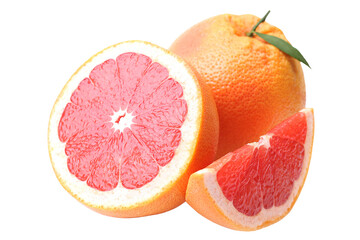 Grapefruit isolated on white background