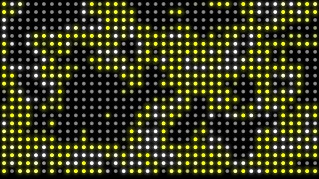 Beautiful disco like blinking background.glowing serial lights moving in a random pattern video.Vibrant and vivid party lights background for festivals,new year.
