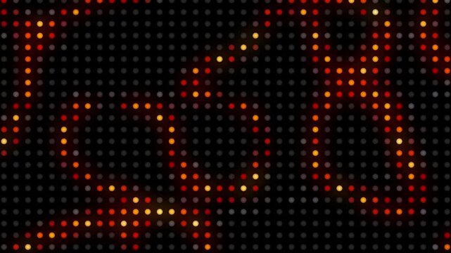 Beautiful disco like blinking background.glowing serial lights moving in a random pattern video.Vibrant and vivid party lights background for festivals,new year.