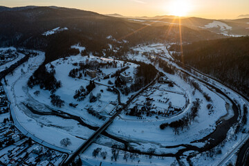 Muszyna małopolska zima  © Maciej G. Szling