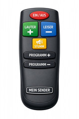 Seniorenfreundliche TV-Fernbedienung mit gro&szlig;en Tasten