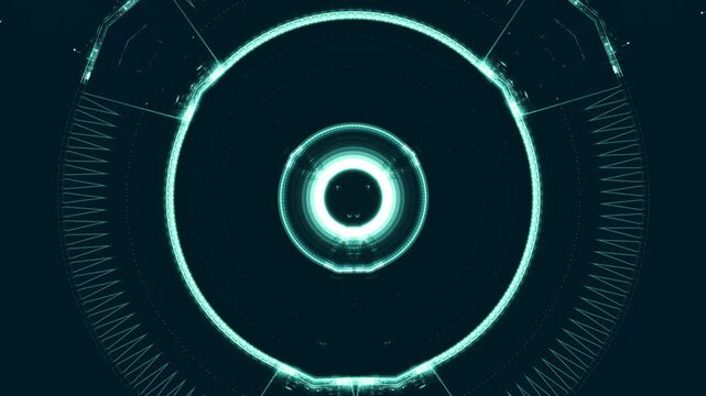 circular futuristic pattern with glowing dots, interface, technology designs, modern data visualization, Architecture, development, progress, data processing, algorithm, technology, industry, energy, 
