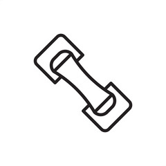 Fabric tensile test icon symbolizing textile strength analysis and quality control, represents material pull testing, apparel durability engineering, nautical canvas stress tests, and fiber durability