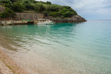 Jale Beach in Himara, Albanian riviera