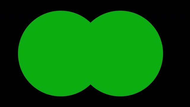 Binocular viewfinder with green screen background. 4k video. You can use for your POV binocular views videos