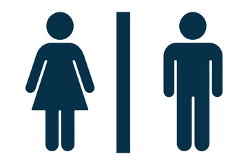 Toilet icon. WC sign. Printable sticker of toilet symbol sign with woman wc man handicapped baby icons. Restroom bathroom and change room sign. WC door plate symbol. Gender sign. man woman icon. 