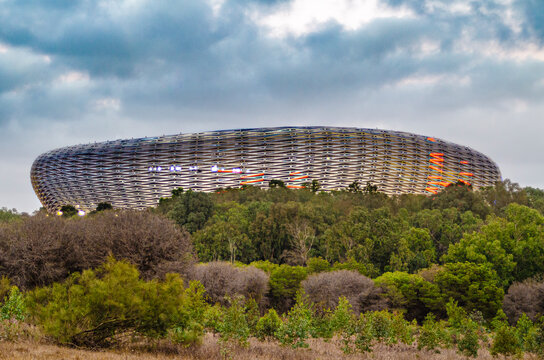 Moulay Abdellah Football Stadium, FIFA World Cup 2030 and the African Cup CAN 2025 stadium in Rabat, Morocco, africa, sports, soccer
