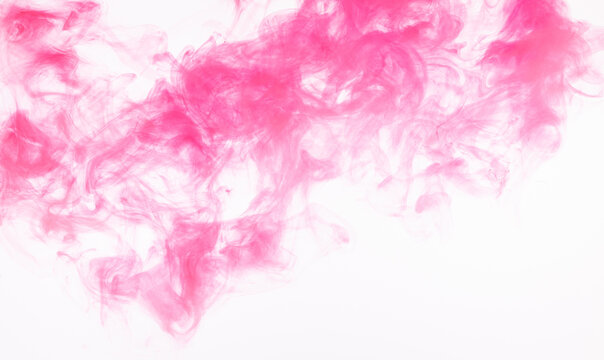 Abstract Fluid Dynamics Visualization in Swirling Pink for Scientific Motion Mapping and Turbulent Flow Aesthetic