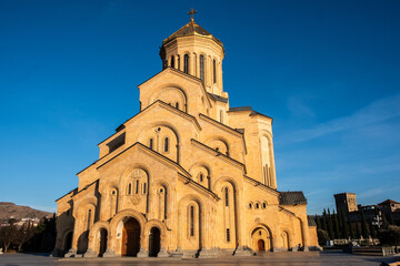 Obraz premium Holy Trinity Cathedral of Tbilisi, Georgia