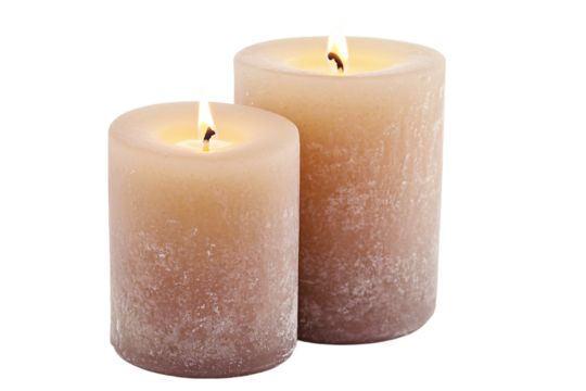 Romantic Candles in Different Styles PNG - Powered by Adobe