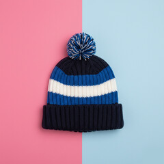 Minimalist fashion display featuring cozy wool sweaters 