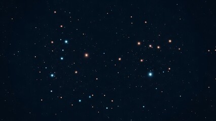 Fototapeta premium Vast dark night sky filled with countless twinkling stars and distant constellations.