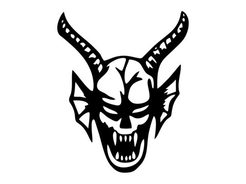 Hellfire club Stranger vector black and white png eps logo