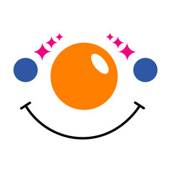 Cute Cartoon Happy Face With Eyes And Smile. Cute Minimalist Clown Emoji. Feedback emoticon outline icon. Very happy, happy, neutral, sad and very sad emoji. Rating face emoji good to bad customer
