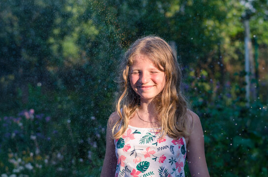 happy summer day with joy and fun
